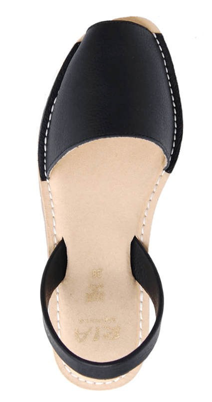 Load image into Gallery viewer, Ria Menorca Womens Avila Cushioned Avarcas Sandals in Black
