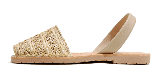 Ria Menorca Womens Roba Avarcas Sandals in Grass Weave