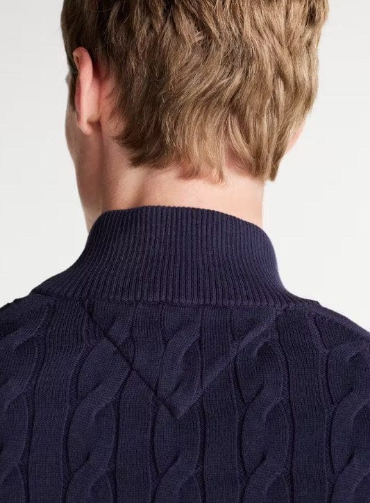 Load image into Gallery viewer, Tommy Hilfiger Mens Cable Knit Half Zip Jumper
