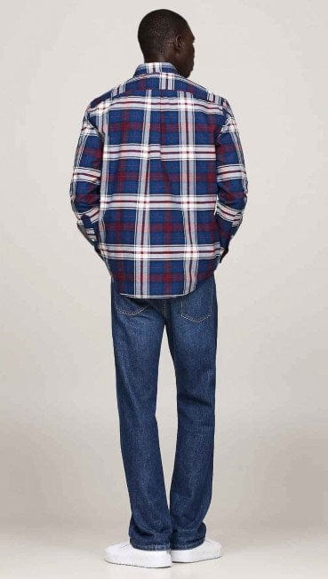 Load image into Gallery viewer, Tommy Hilfiger Mens Tommy Tartan Regular Fit Oxford Shirt
