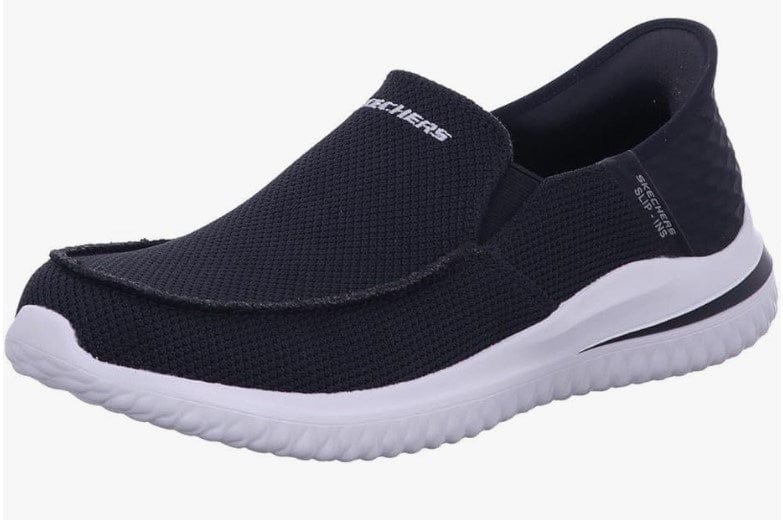 Load image into Gallery viewer, Skechers Mens Slip-Ins: Delson 3.0 - Cabrino / Vegan - Black Colour
