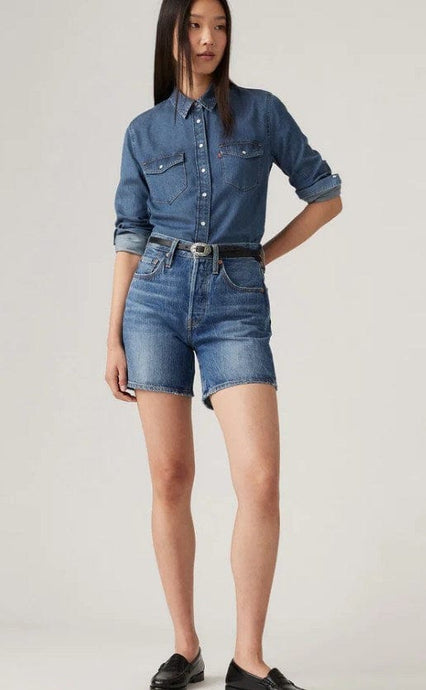 Levis Womens  High Relaxed Short