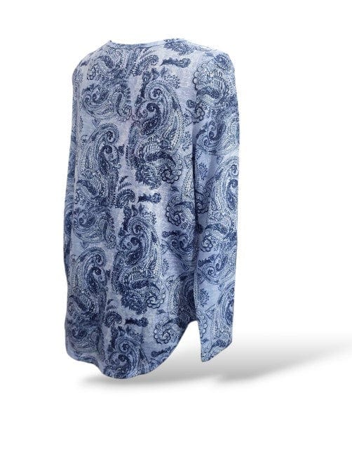 Load image into Gallery viewer, Corfu Womens Bamboo Textured Knit - Paisley Delight
