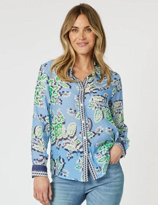 Gordon Smith Womens Coastal Print Shirt