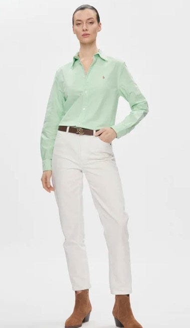 Ralph Lauren Womens Regular Fit Shirt - Green