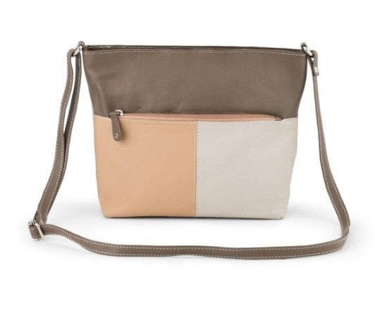 Franco Bonini Womens Top Zip Shoulder Bag