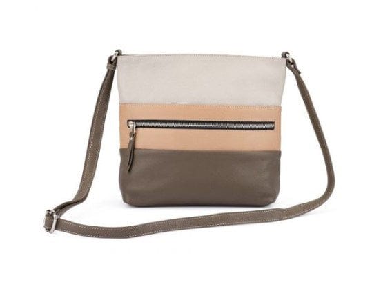 Load image into Gallery viewer, Franco Bonini Womens Top Zip Shoulder Crossbody Bag
