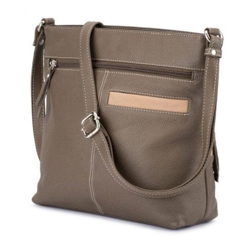 Load image into Gallery viewer, Franco Bonini Womens Top Zip Shoulder Crossbody Bag
