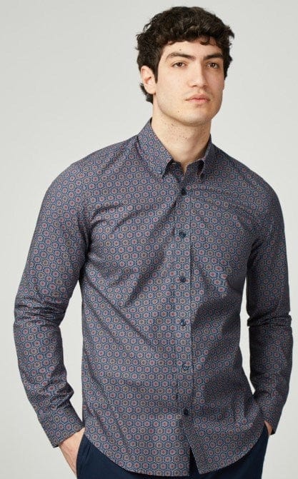 Ben Sherman Mens Foulard Print Shirt