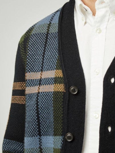 Ben Sherman Mens Tartan Cardigan