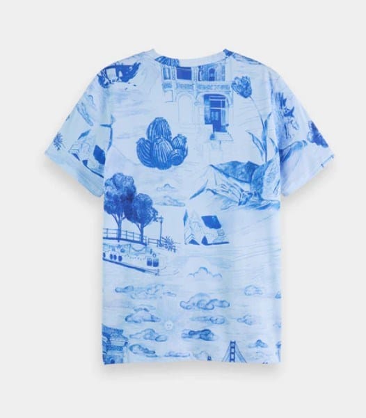 Load image into Gallery viewer, Scotch &amp; Soda Womens Printed Regular T Shirt
