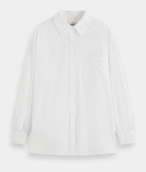 Load image into Gallery viewer, Scotch &amp; Soda Womens Girlfriend Poplin Shirt
