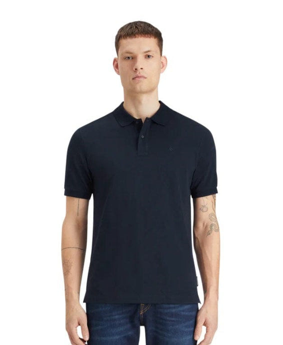 Scotch & Soda Mens Essential Logo Pique Polo