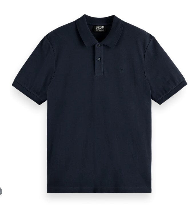 Load image into Gallery viewer, Scotch &amp; Soda Mens Essential Logo Pique Polo
