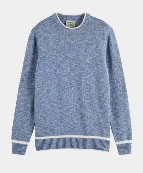 Scotch & Soda Mens Regular Fit Crewneck Knit