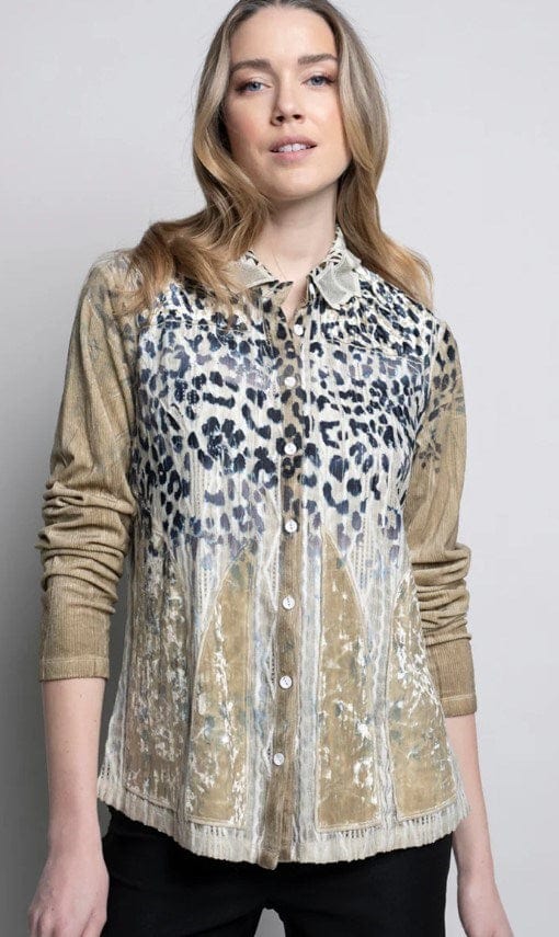 Picadilly Womens Custom Animal Print Shirt