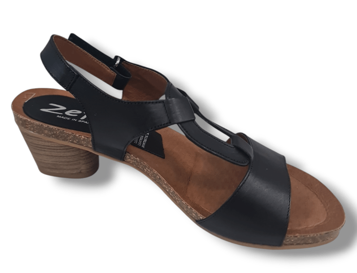 Load image into Gallery viewer, Zeta Womens Bora Black Snadal Shoes
