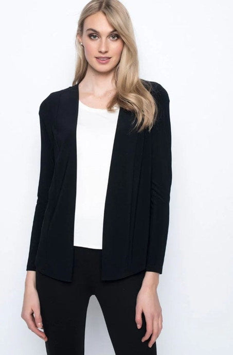 Picadilly Womens Long Open Front Jacket