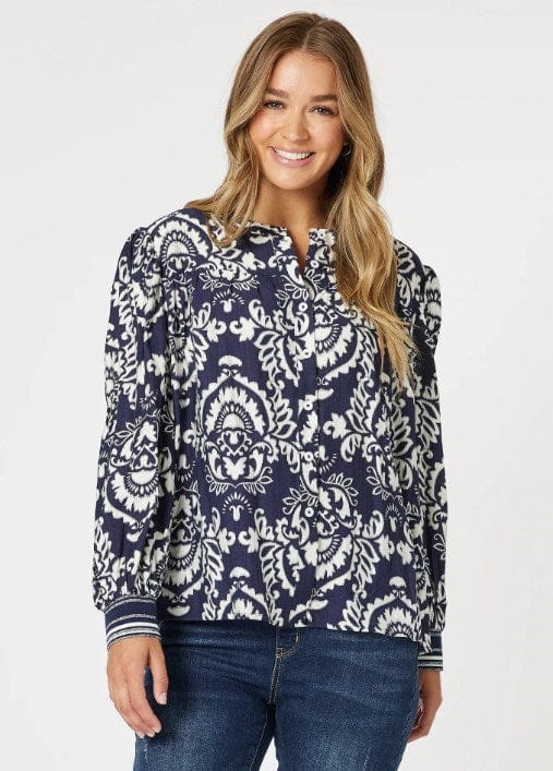 Threadz Womens Emily Print Top