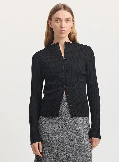 Toorallie Womens Verigated Rib Cardigan