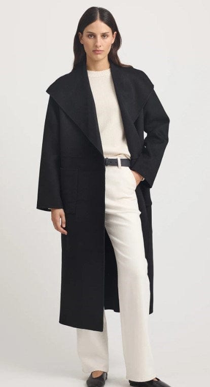 Load image into Gallery viewer, Toorallie Womens Wool Wrap Coat
