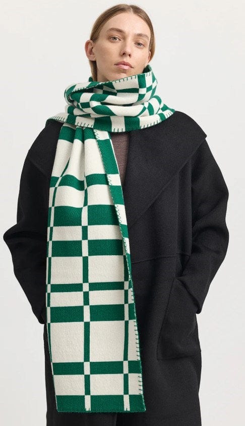 Load image into Gallery viewer, Toorallie Womens Abstract Check Scarf
