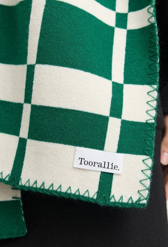 Load image into Gallery viewer, Toorallie Womens Abstract Check Scarf
