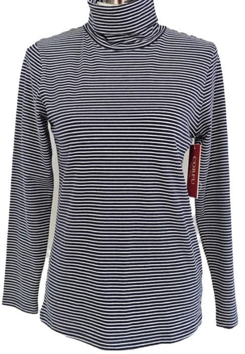 Corfu Womens Cotton Yarn Dyed Stripe Shirt