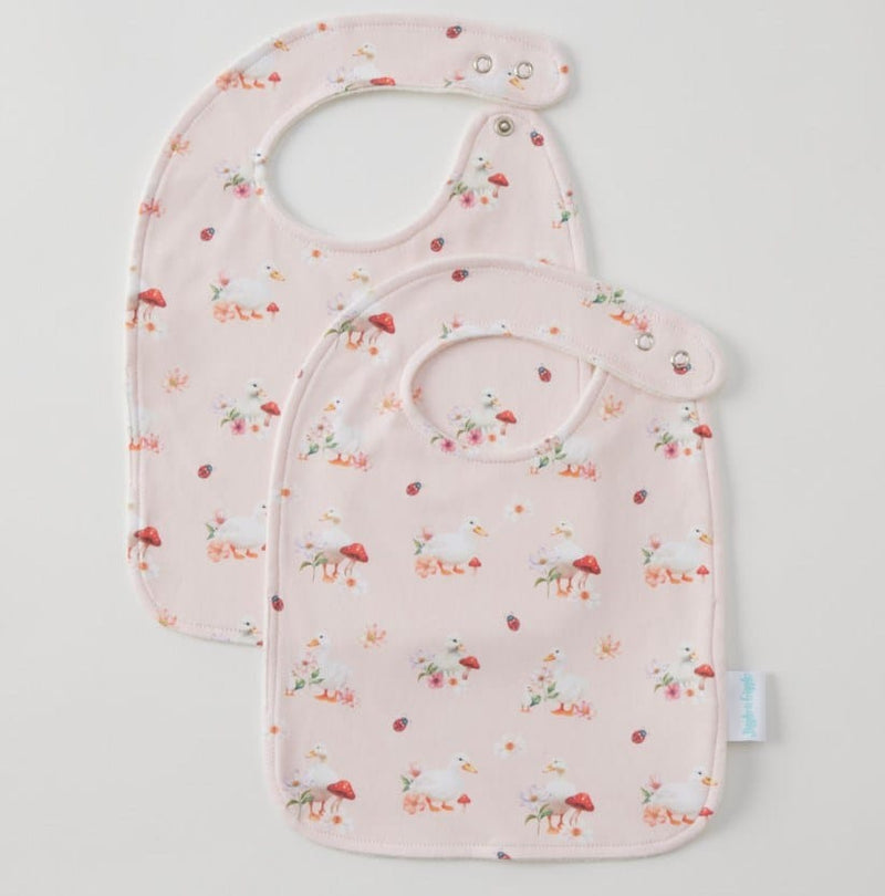 Load image into Gallery viewer, Jiggle &amp; Giggle Baby Wadding Around Bib Set 2
