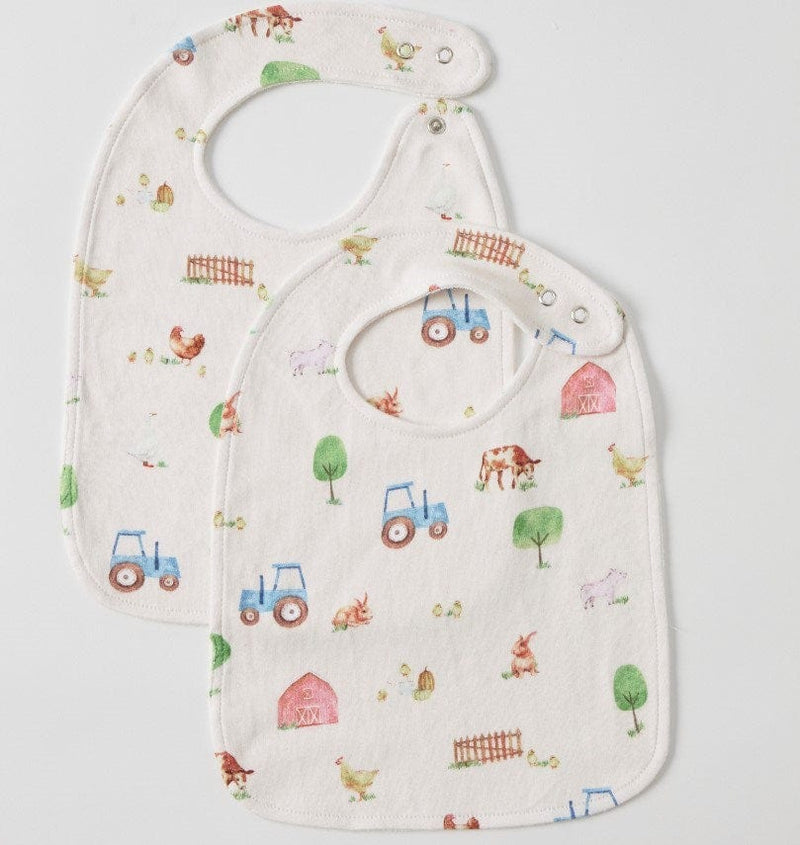 Load image into Gallery viewer, Jiggle &amp; Giggle Baby Wadding Around Bib Set 2
