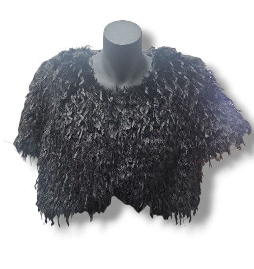 Load image into Gallery viewer, Holmes &amp; Fallon Womens Bolero Faux Ostrich
