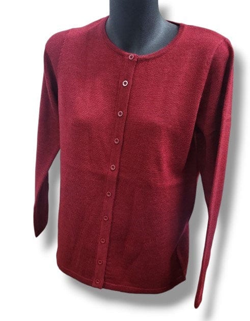 Jillian Womens Pure Wool Button Thru Cardi