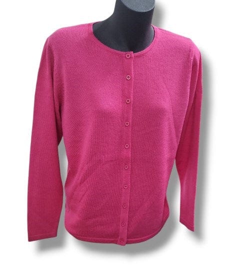 Jillian Womens Pure Wool Button Thru Cardi