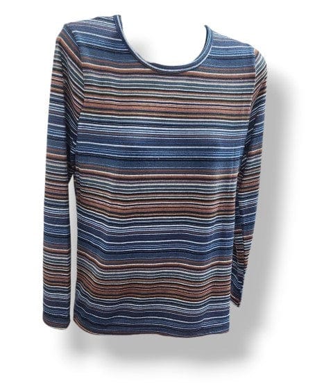 Sportswave Womens Fine Stripe Crew