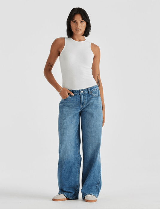 Wrangler Womens Farrah Baggy Jeans