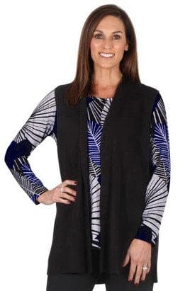 Jillian Womens Softknit Edge To Edge Vest