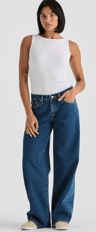 Load image into Gallery viewer, Riders Womens Low Slouch Jean - After Sunset
