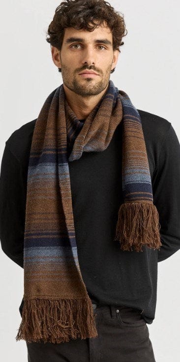 Load image into Gallery viewer, Toorallie Mens Gradients Stripe Scarf
