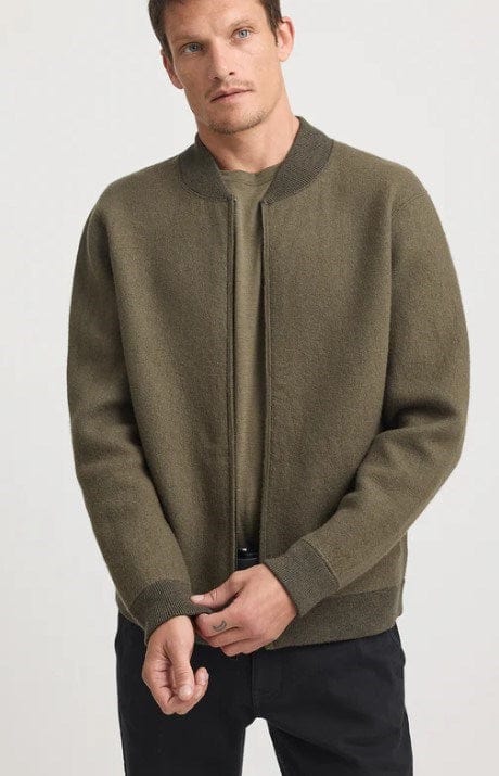 Load image into Gallery viewer, Toorallie Mens Wool Bomber Jacket
