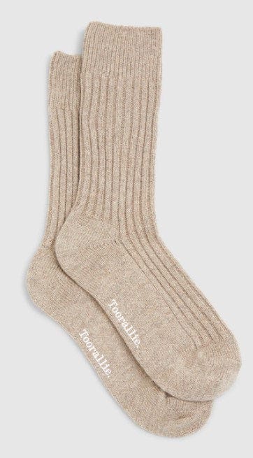 Toorallie Mens Ribbed Merino Socks