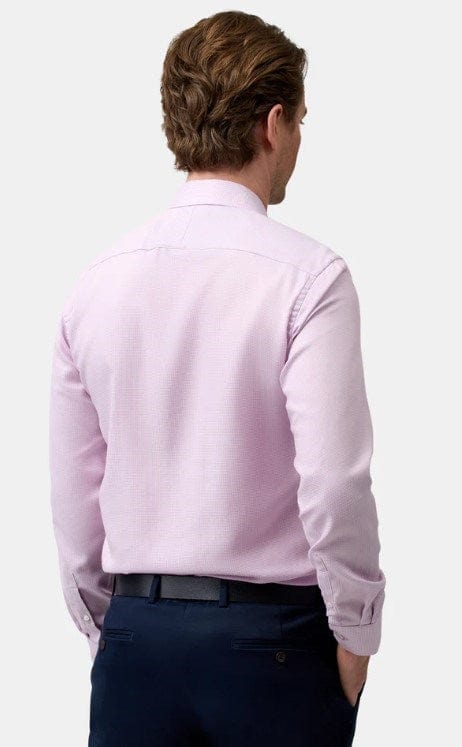 Brooksfield Mens Easy Care Reg Fit Shirt - Pink