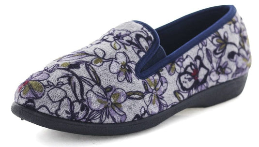 Panda Womens Erta Slipper - Purple Floral