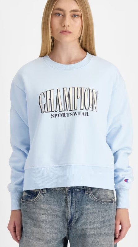 Load image into Gallery viewer, Champion Womens SPS Graphic Crew Print Jumper
