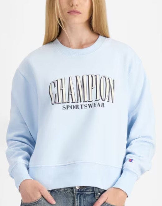 Load image into Gallery viewer, Champion Womens SPS Graphic Crew Print Jumper
