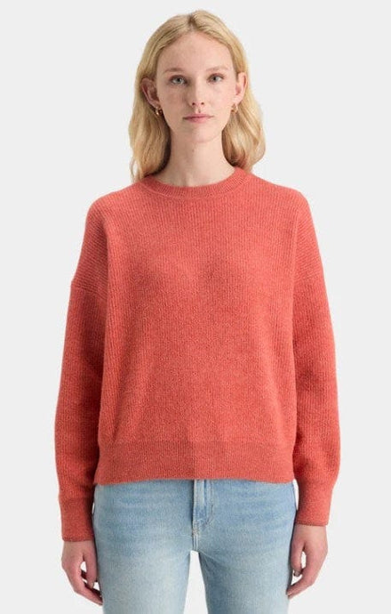 Scotch & Soda Womens Fuzzy Crewneck Pullover