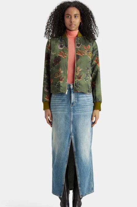 Scotch & Soda Womens Reversible Bomber Jacket