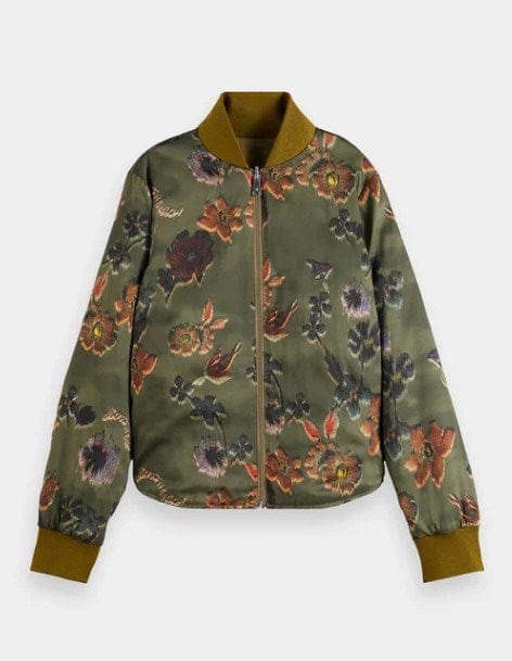 Load image into Gallery viewer, Scotch &amp; Soda Womens Reversible Bomber Jacket
