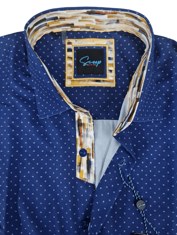 Load image into Gallery viewer, Scoop Mens Terence Midnight Shirt
