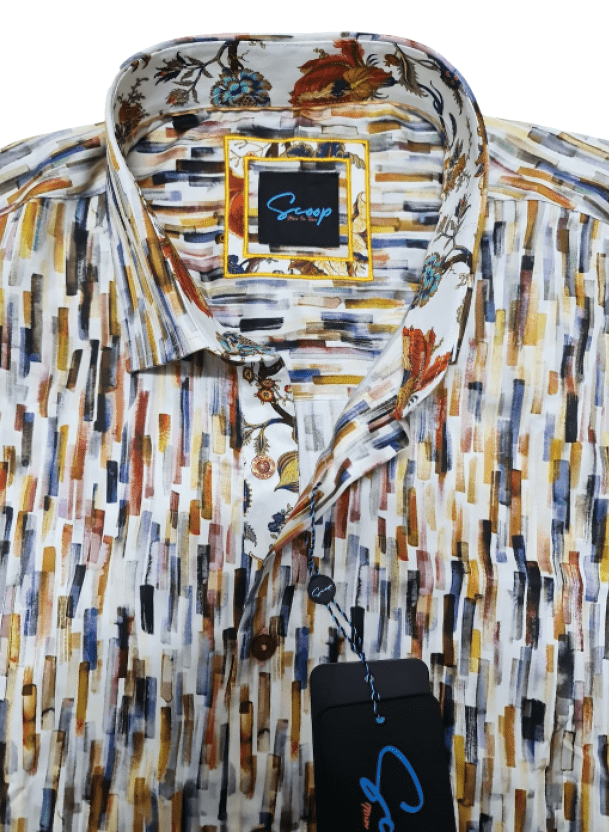 Load image into Gallery viewer, Scoop Mens Hue Multi Color Shirt
