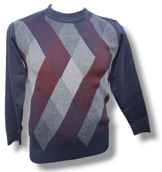 Sugar Mens Oliver Jumper - Wine